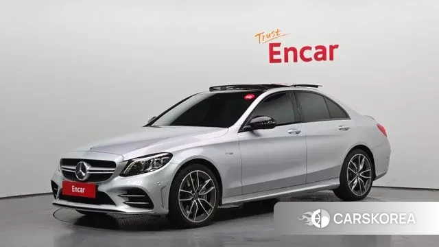 Mercedes-Benz C-Class W205 2019 Серебристо-серый из Кореи