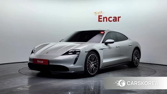 Porsche Taycan 2021 Серебристо-серый из Кореи
