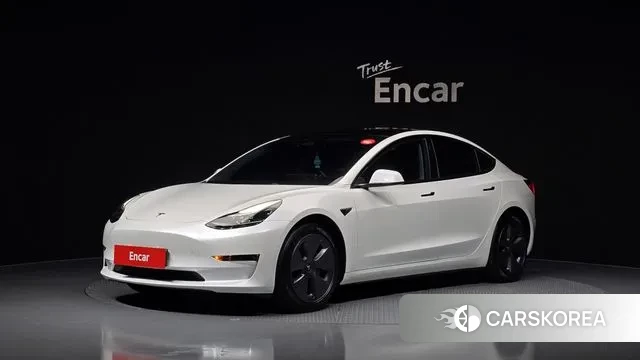 Tesla Model 3 2022 Белый из Кореи