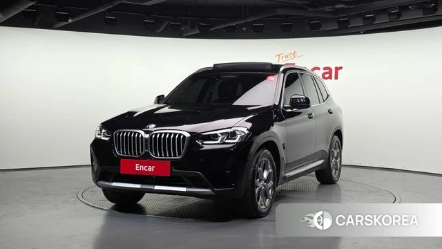 BMW X3 (G01) 2022 Черный из Кореи