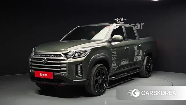 Ssangyong The New Rexton Sports Cannes 2021 Темно-зеленый из Кореи