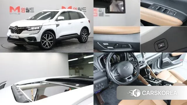 Renault Korea (Samsung) The New QM6 2022 Белый из Кореи