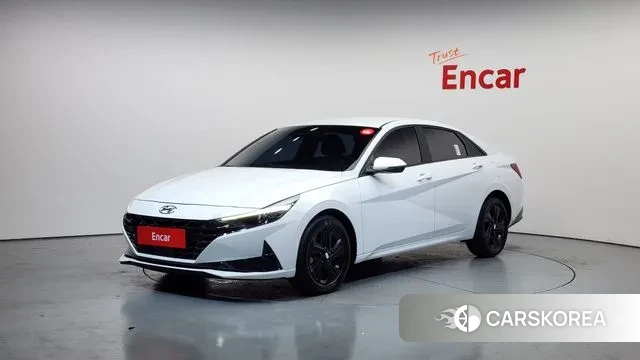 Hyundai Avante (CN7) 2022 Белый из Кореи