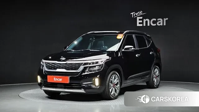 Kia Seltos 2020 Черный из Кореи