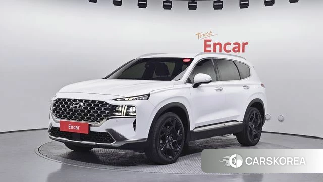 Hyundai The New Santa Fe 2022 Белый из Кореи