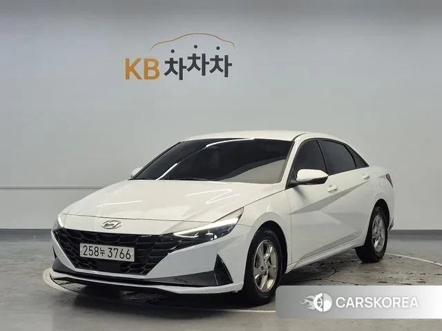 Hyundai Avante (CN7) 2021 Белый из Кореи