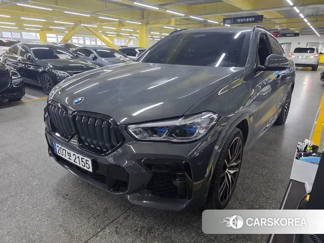BMW X6 (G06) 2022 Серый из Кореи