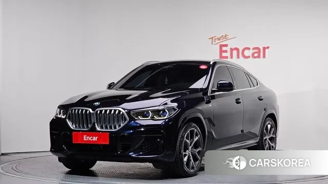BMW X6 (G06) 2023 Черный из Кореи