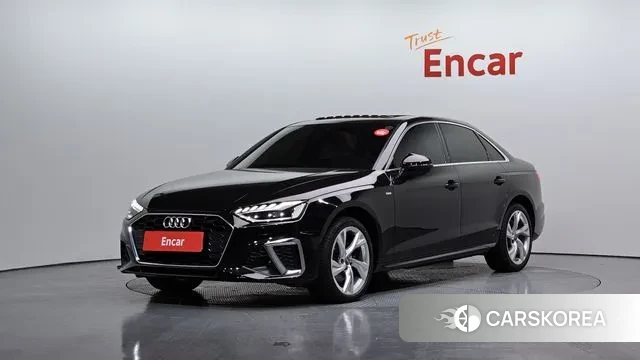 Audi A4 (B9) 2021 Черный из Кореи