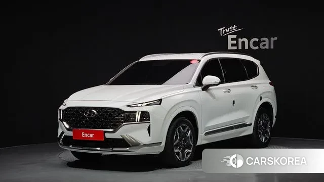 Hyundai The New Santa Fe 2023 Белый из Кореи