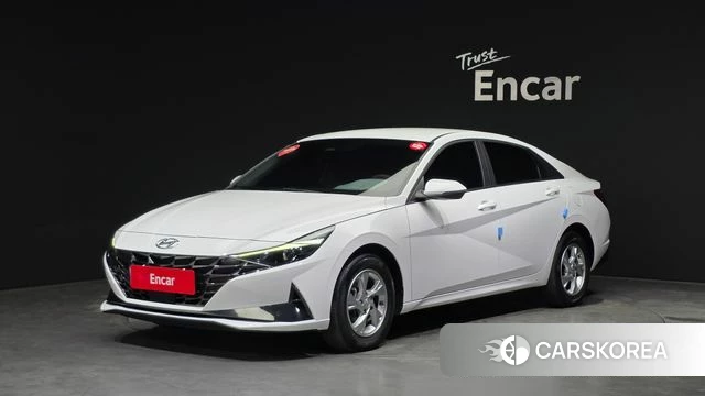 Hyundai Avante (CN7) 2023 Белый из Кореи
