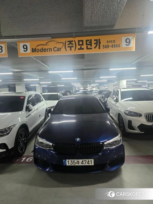 BMW 5 Series (G30) 2020 Синий из Кореи