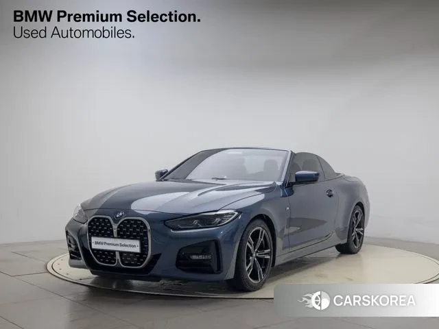 BMW 4 Series (G22) 2023 Синий из Кореи