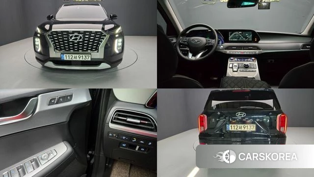 Hyundai Palisade 2019 Темно-зеленый из Кореи