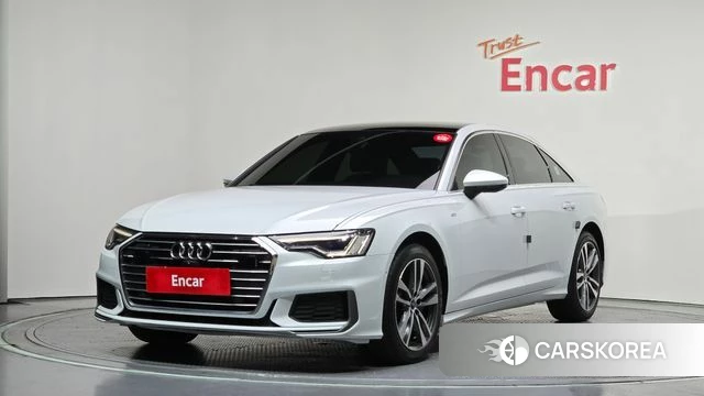 Audi A6 (C8) 2022 Белый из Кореи