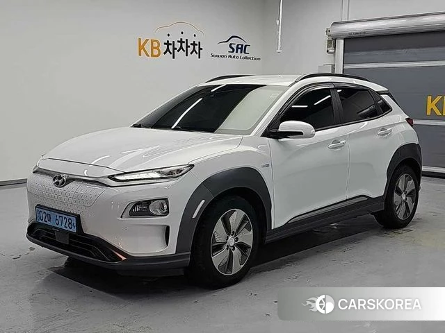 Hyundai Kona Electric 2018 Белый из Кореи