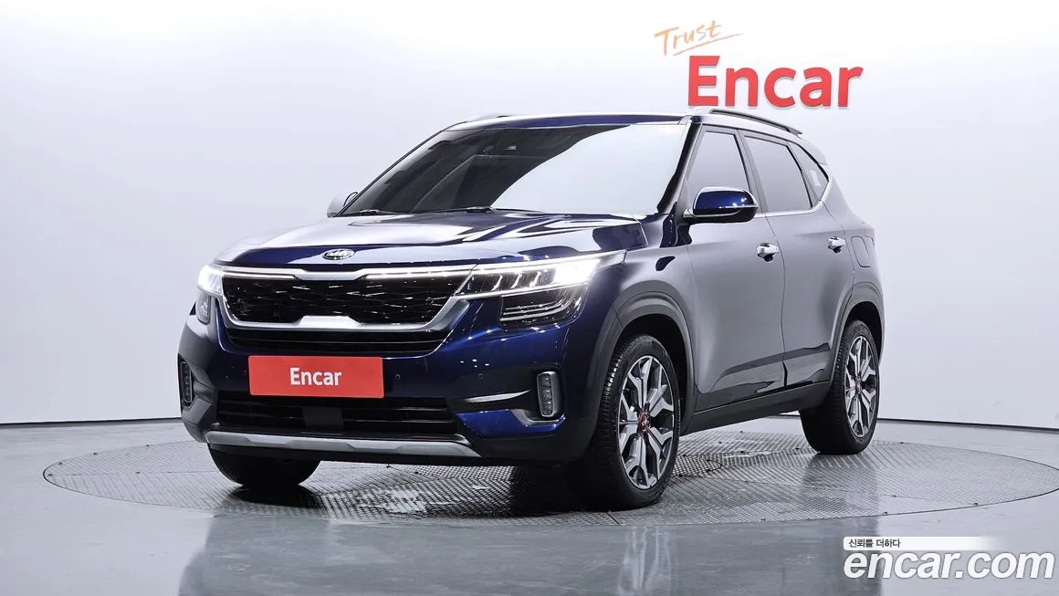 Kia Seltos 2020 Синий из Кореи