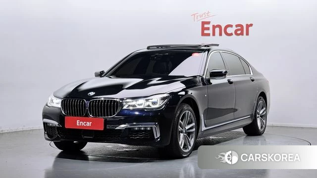 BMW 7 Series (G11) 2018 Синий из Кореи
