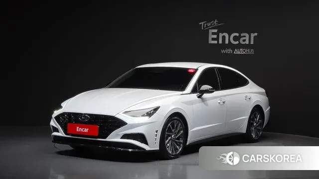Hyundai Sonata (DN8) 2021 Белый из Кореи