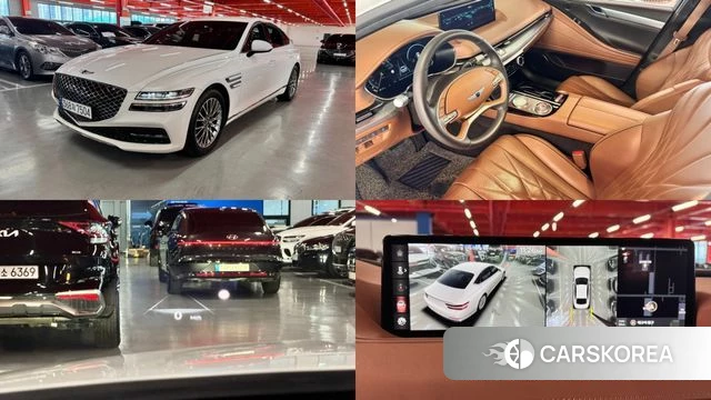 Genesis G80 (RG3) 2021 Белый из Кореи