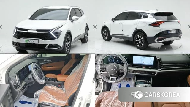 Kia Sportage 5th Generation Hybrid 2024 Белый из Кореи