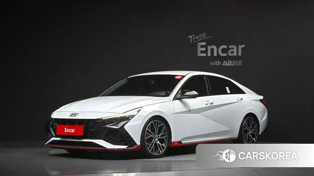 Hyundai Avante (CN7) 2022 Белый из Кореи