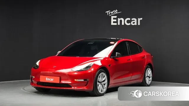 Tesla Model 3 2020 Красный из Кореи