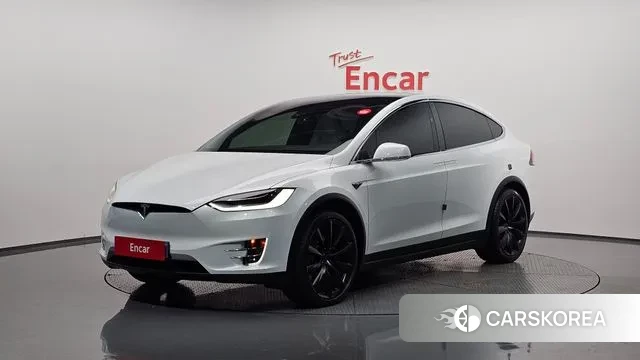 Tesla Model X 2020 Белый из Кореи