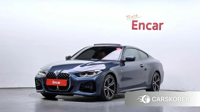 BMW 4 Series (G22) 2022 Синий из Кореи