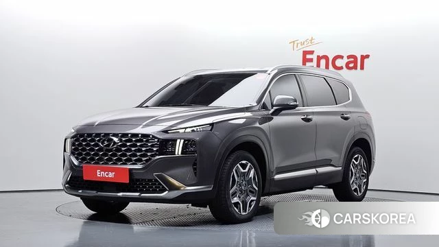 Hyundai The New Santa Fe 2022 Серый из Кореи