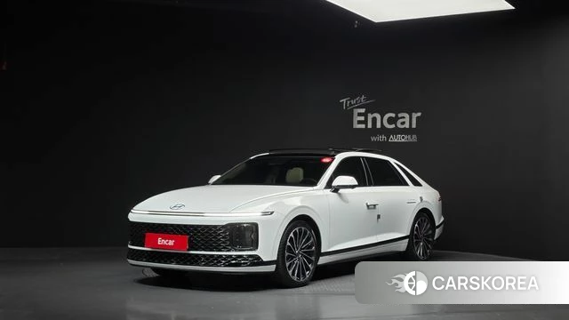 Hyundai Grandeur Hybrid (GN7) 2023 Белый из Кореи