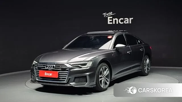 Audi A6 (C8) 2022 Серебристо-серый из Кореи