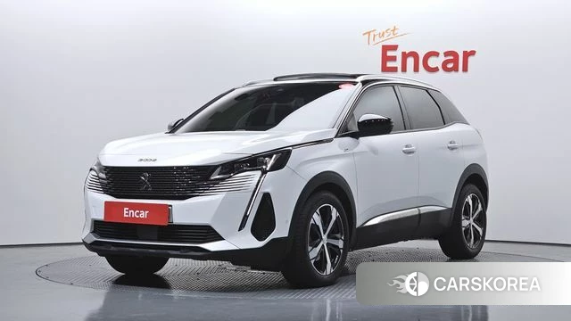Peugeot 3008 second generation 2021 Белый из Кореи