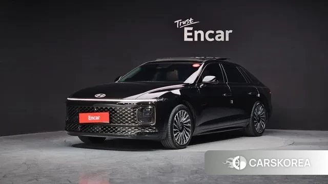 Hyundai Grandeur Hybrid (GN7) 2023 Черный из Кореи