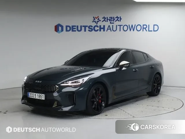 Kia Stinger Meister 2022 Темно-зеленый из Кореи
