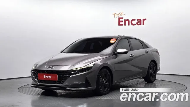 Hyundai Avante Hybrid (CN7) 2021 Серый из Кореи