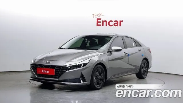 Hyundai Avante Hybrid (CN7) 2020 Серебряный из Кореи