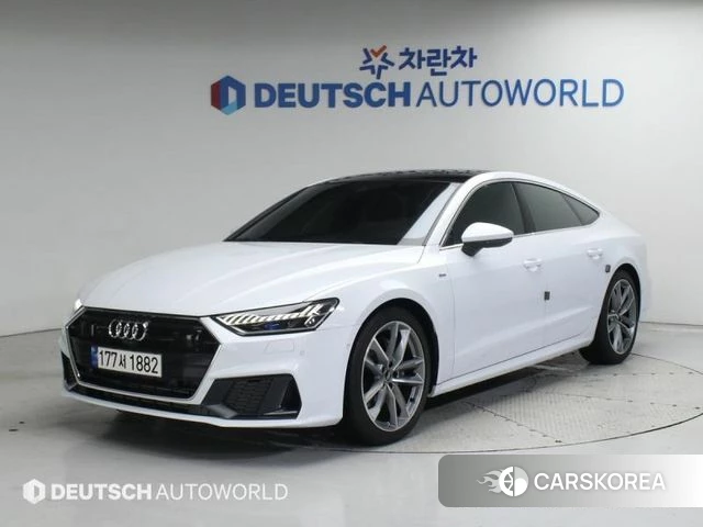 Audi A7 (4K) 2021 Белый из Кореи