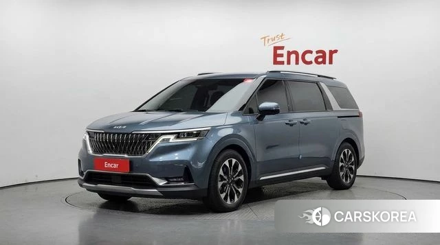 Kia Carnival 4th generation 2022 Небесно-голубой из Кореи