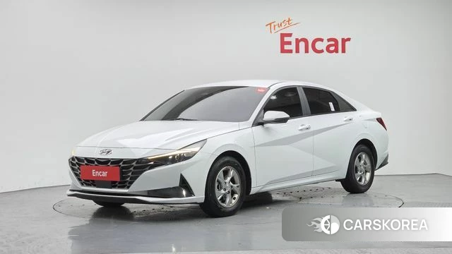 Hyundai Avante (CN7) 2022 Белый из Кореи