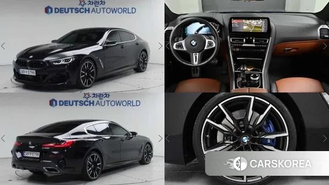 BMW 8 Series (G15) 2024 Черный из Кореи