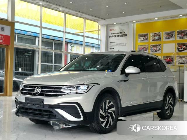 Volkswagen Tiguan L 2023 Серебристо-серый из Китая