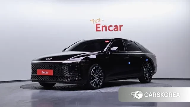 Hyundai Grandeur Hybrid (GN7) 2023 Черный из Кореи