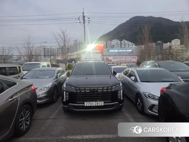 Hyundai The New Palisade 2023 Черный из Кореи