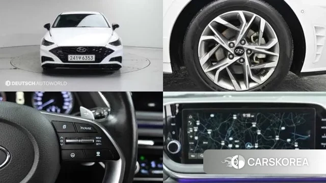 Hyundai Sonata (DN8) 2021 Белый из Кореи