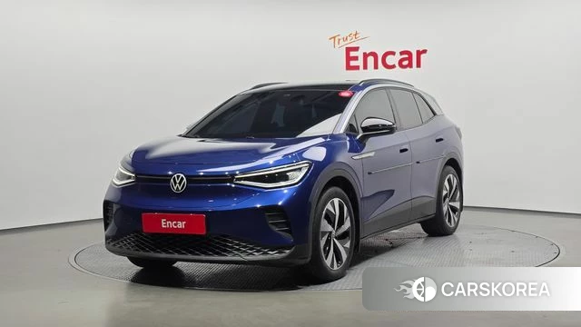 Volkswagen ID.4 2023 Синий из Кореи