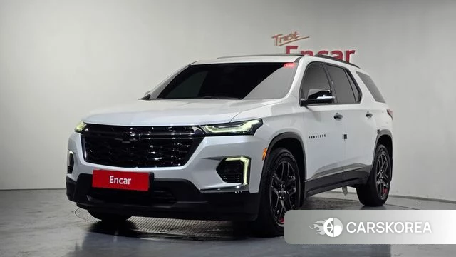 Chevrolet (GM Daewoo) Traverse 2022 Белый из Кореи