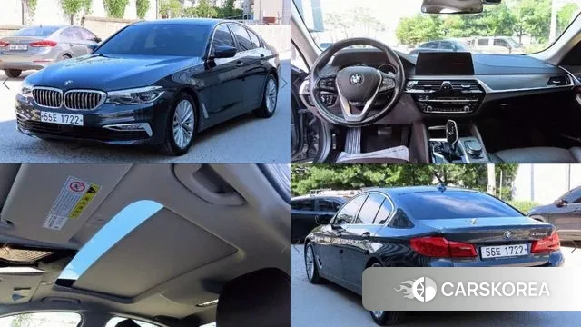 BMW 5 Series (G30) 2018 Серый из Кореи
