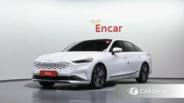 Kia K8 Hybrid 2021 Белый из Кореи