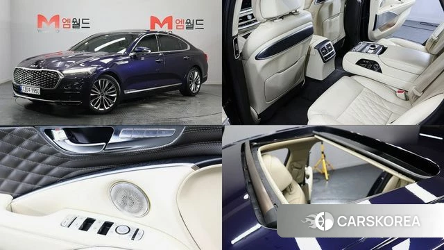 Kia The New K9 2nd generation 2023 Синий из Кореи